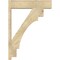 Ekena Millwork Merced Block Rough Sawn Outlooker, Douglas Fir, 8"W x 32"D x 44"H OUT08X32X44MRC05RDF - alternate 2